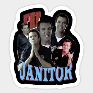 The Janitor Throwback Bootlegger Sticker
